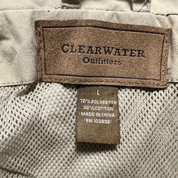 Clearwater outfitters men’s cargo vest. Size L - Picture 4 of 9